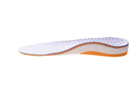 orthotics on a white background. Insert in shoes to support the footの写真素材