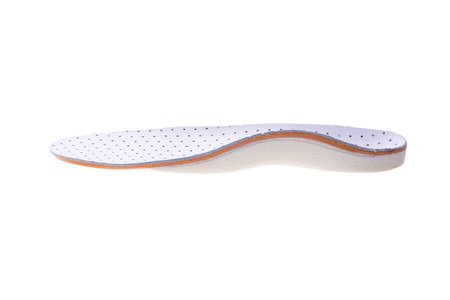 orthotics on a white background. Insert in shoes to support the footの写真素材