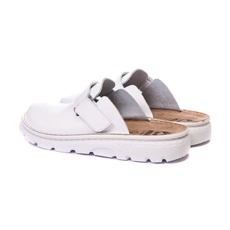 Orthopedic for an adult shoes on white isolated background back viewの写真素材