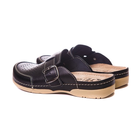 Orthopedic for an adult shoes on white isolated background back viewの写真素材