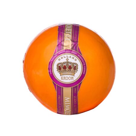 Cheese wheel isolated on white background. head cheese editorial isolate. round Italian cheese slabs in close-up. Ukraine, Kiev, December 6, 2019.のeditorial素材