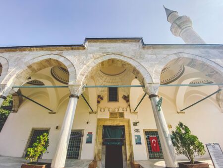 Little Hagia Sophia Mosque, also known as the Kucuk Aya Sofya, in Istanbul, Turkey. Formerly Byzantine Church of Saints Sergius and Bacchus. kucuk ayasofya.の写真素材