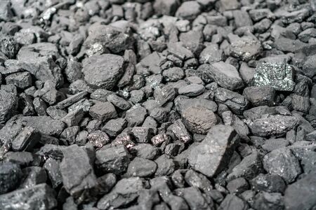 Char-coal. Pattern, heap. Pile of Bituminous Coal cinder. Stone coal Industry, business. Black coal...