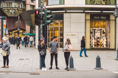 city and shopping streets around Dusseldorf.