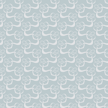 Vector graphic vintage seamless texture of heartsのイラスト素材