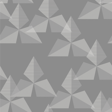 vector seamless texture of monochrome geometric spotsのイラスト素材