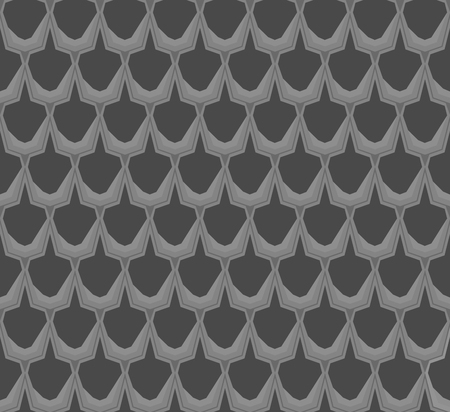 Snake skin seamless pattern on black background illustration.のイラスト素材