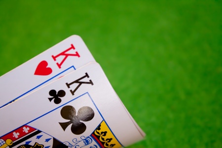 A pair of kings cardsのeditorial素材