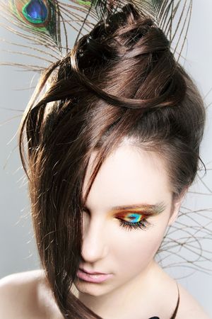 face make-up skin eye spa fashion beauty bodyの写真素材