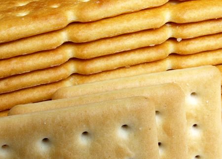 Crackers background.