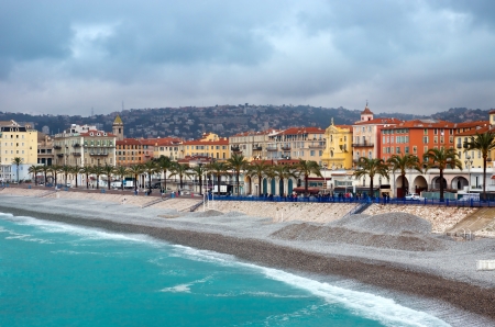 Luxury resort of French riviera, Nice, Franceの写真素材