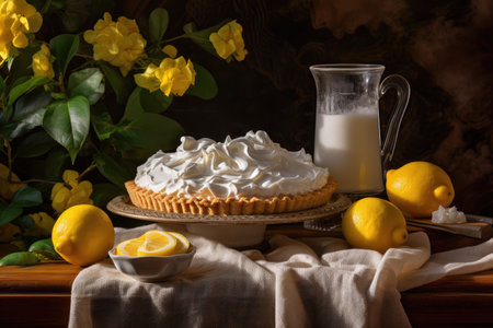 Lemon pie, still lifeの素材