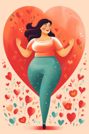 Body positive, i love my bodyの素材