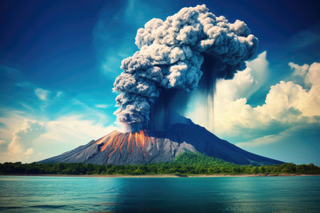 Eruption of Volcanic Krakatoaの素材