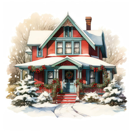 vintage farmhouse clipartの素材