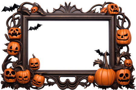 Halloween Frame with copy spaceの素材