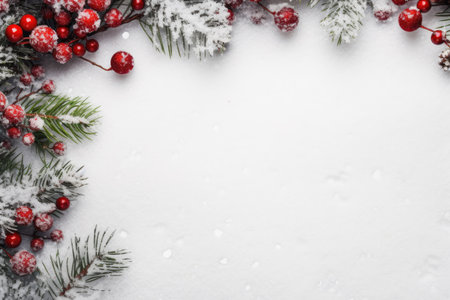 Frame of Christmas with copy spaceの素材