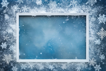 Frame of Christmas with copy spaceの素材