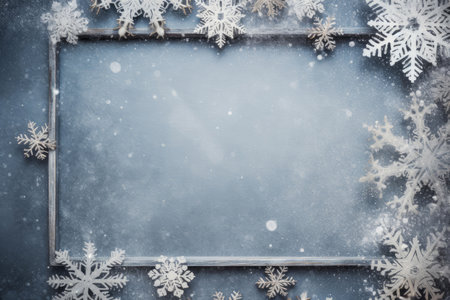 Frame of Christmas with copy spaceの素材