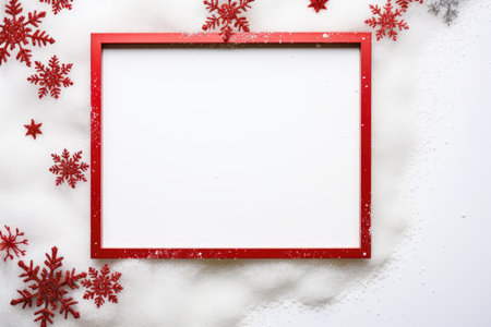 Frame of Christmas with copy spaceの素材