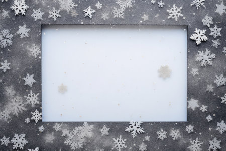 Frame of Christmas with copy spaceの素材