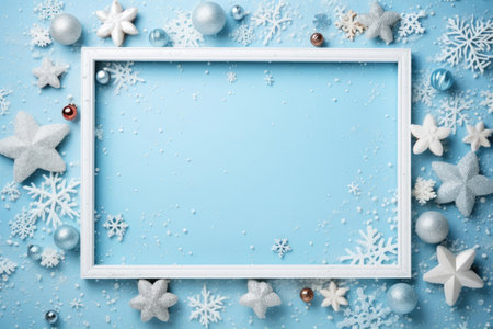 Frame of Christmas with copy spaceの素材