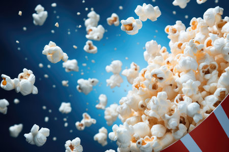 air popcorn backgroundの素材