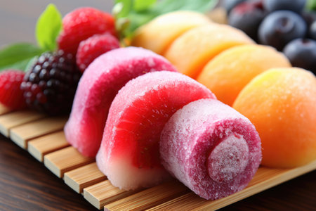 Fruit and Berry Japanese Mochiの素材