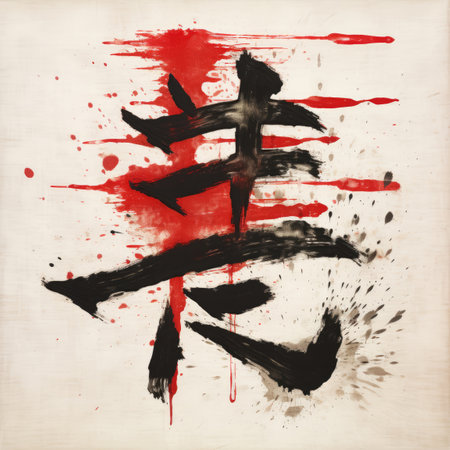 Concept of kanji, japanese languageの素材