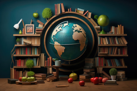 Education equipment for World Teachers Dayの素材