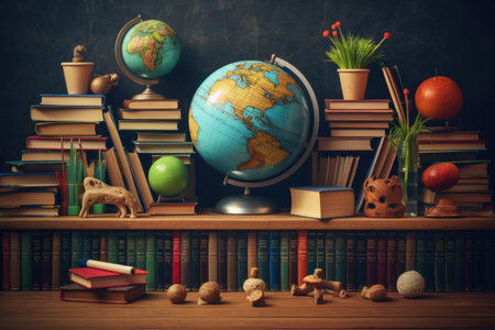 Education equipment for World Teachers Dayの素材