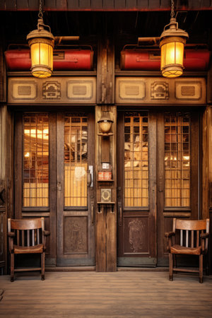old western style saloon doorsの素材