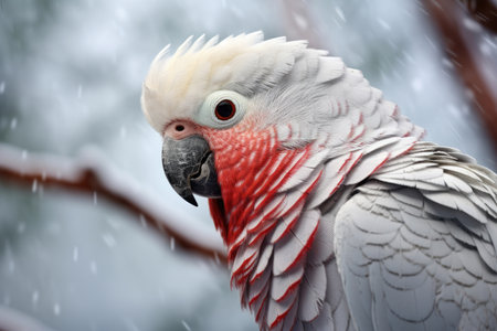 Cute Arctic Parrot Close-upの素材