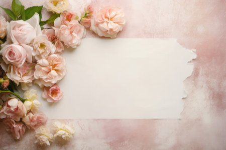 Wedding frame with copy spaceの素材