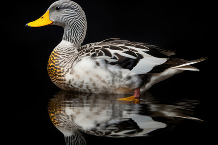 Decorative breed of duckの素材