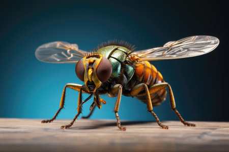 Macro photo of horseflyの素材