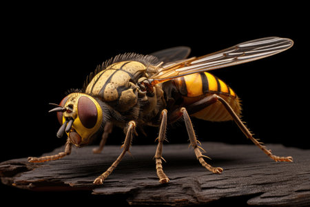 Macro photo of horseflyの素材