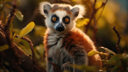 Lemur Catta in the wildの素材