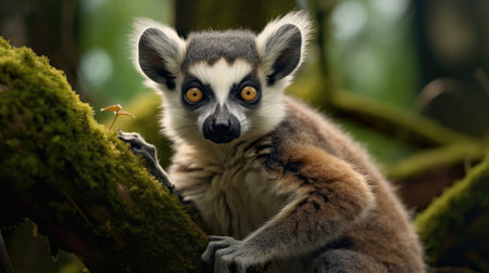 Lemur Catta in the wildの素材