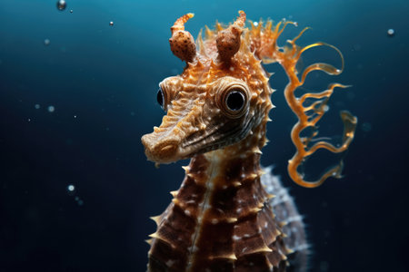 Seahorse close upの素材