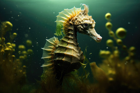 Seahorse close upの素材