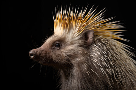 Close up of porcupineの素材