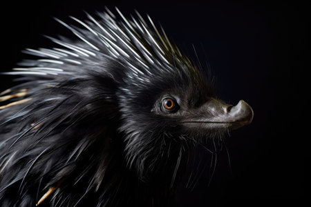 Close up of porcupineの素材