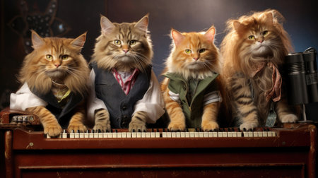 Musical team of catsの素材