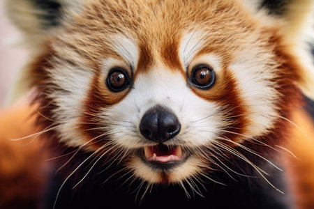 Red Panda close upの素材