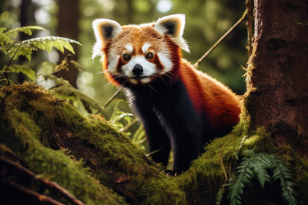Red Panda in the wildの素材
