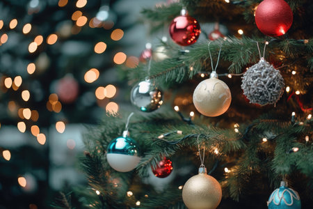 Christmas tree backgroundの素材