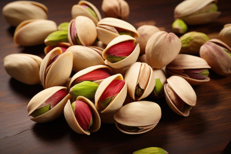 Ripe delicious pistachiosの素材