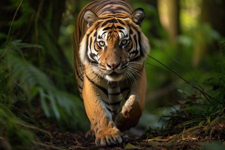 Sumatran Tiger in the wildの素材