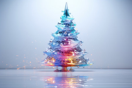 Glass Christmas treeの素材